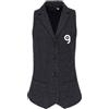 Premier Gilet donna herringbone lana , fodera raso, regolabile Personalizzate o neutre