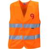 James & Nicholson Vest HighVis Pro con bande riflettenti Personalizzate o neutre