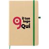 Taccuino Cora A5 in carta minerale con elastico, 21x14cm, 348g Personalizzate o neutre