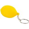 Portachiavi antistress Kiev limone giallo in gommapiuma 10g Personalizzate o neutre