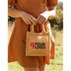 Shopper juta naturale con manici cotone 30cm - 4L - EcoBag Personalizzate o neutre