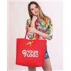 Borsa shopping TNT 50x40x11cm con manici lunghi e soffietto Gift Personalizzate o neutre