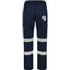 Roly Daily HV Pantaloni Alta Visibilità Rinforzati, 240g Personalizzate o neutre