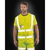 Result Safe-Guard Gilet Sicurezza Executive Mesh Pro Giallo/Arancio Zip Tasche Personalizzate o neutre