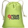 Sacchetto regalo in cotone riciclato 10x14 cm 150g/m² eco-friendly Personalizzate o neutre