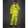 Yoko Pantalone Antipioggia Hi-Vis Soft Flex giallo, traspirante 3M Personalizzate o neutre