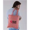 Black Spider Shopper Cotone Riciclato 38x42cm Manici Lunghi 67cm Personalizzate o neutre