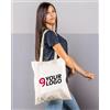 Black Spider Shopper Cotone Organico 38x42cm Manici Lunghi Personalizzate o neutre