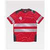 Workteam T-shirt da lavoro in poliestere riflettente, bande e tasca - Personalizzate o neutre