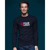 James & Nicholson Maglietta manica lunga cotone elasticizzato 200g Personalizzate o neutre