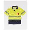 Workteam Polo alta visibilità manica corta micropiquet, EN ISO 20471:2013 Personalizzate o neutre
