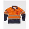 Workteam Polo alta visibilità manica lunga micropiquet Personalizzate o neutre