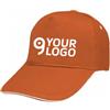 KARIBAN Cappello 5 pannelli cotone, visiera sandwich Personalizzate o neutre