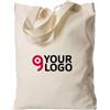 Borsa shopping Alicia cotone naturale 26x32 cm manici corti Personalizzate o neutre