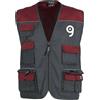 Workteam Gilet safari multitasche, imbottito, collo alto Personalizzate o neutre