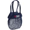 Westford Mill Shopper in Cotone Organico Mesh 10L Ecologica Manico Lungo GreenBag Personalizzate o neutre