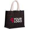 Kimood Shopper media in juta e cotone 26x14x22cm robusta - EcoBags Personalizzate o neutre