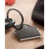 IMBA Portachiavi Casa in ABS e Acciaio Inox 4x0,4x3,8 cm Argento Personalizzate o neutre