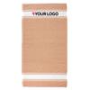 Telo mare eco con frange in cotone riciclato 90x170 cm Personalizzate o neutre