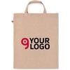 Shopper DUOFOLD bicolore in cotone e poliestere riciclati 38x42 Personalizzate o neutre