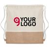 Shopper INDIA 100% cotone e juta beige 37x41 cm 140g/m² Personalizzate o neutre