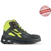 U-Power Red Over S3: scarpa antinfortunistica alta in pelle nera Personalizzate o neutre