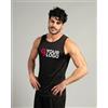 JRC Canottiera sportiva uomo Rimini, 100% poliestere Ripstop slim Personalizzate o neutre