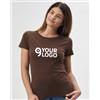 Black Spider Moon Women T-shirt donna cotone bio, manica corta, girocollo Personalizzate o neutre