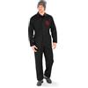 Result Work Guard Recycled Action: Tuta da lavoro uomo 100% PET riciclato nera Personalizzate o neutre