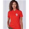 B&C Collection Polo Donna B&C Eco180: Piqué Riciclato, Traspirante, Sagomata Personalizzate o neutre