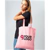 Black Spider Shopper Premium Bag in 100% Cotone con Manico Lungo Personalizzate o neutre