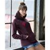 Teejays Felpa donna cappuccio cotone egiziano colori brillanti Personalizzate o neutre