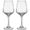 CHEERS Set 2 Bicchieri vino vetro trasparente 400ml Ø8x21,5cm Personalizzate o neutre
