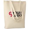 RASSA Shopper in Cotone OEKO-TEX® 38x42cm Manici Lunghi Naturale Personalizzate o neutre