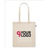 ZOCO Shopper cotone riciclato 140g/m² manici lunghi 38x42 cm Personalizzate o neutre