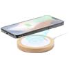 Cavo Kuzgal: Caricatore Wireless Qi 15W in Canapa e Legno Naturale Personalizzate o neutre
