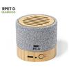 Cassa Blarak Bluetooth Bamboo-Plastica 126g Ø5.3x6.1cm - Nero Personalizzate o neutre