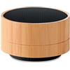 SOUND BAMBOO Speaker Wireless 4.2 in bamboo naturale con luce Personalizzate o neutre