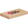 ARENA SOLAR Power Bank 4000mAh bamboo, solare, 2 USB, 14x7,9 cm Personalizzate o neutre