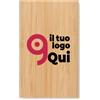ARENA POWER C Power Bank 8000mAh Bamboo USB-C Spia LED Ecologico Personalizzate o neutre
