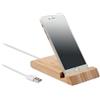ODOS Caricabatterie Wireless Bamboo 10W Stand Fast Charge Naturale Personalizzate o neutre