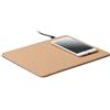 WIRELESS MATTY Mouse Pad in sughero naturale con ricarica 15W Personalizzate o neutre