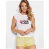 Roly T-shirt donna Hawaii, aderente, poliestere cotone Personalizzate o neutre