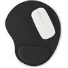 ERGOPAD Tappetino Mouse Ergonomico EVA con Supporto Polso Nero Personalizzate o neutre
