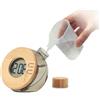 DROPPY LUX Orologio LCD Bamboo Eco, senza batterie, display grande Personalizzate o neutre