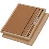 Set Nauthax Block Notes e Penna Pelle Riciclata A5 Personalizzate o neutre