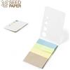 Bloc-Notes Amenti piantabile con semi di petunia e copertina green Personalizzate o neutre