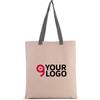 Kimood Shopper in cotone canvas 12 colori manico a contrasto 38x42 cm Personalizzate o neutre