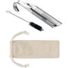 OOLONG Set Infusori Tè Acciaio Inox con Filtro e Spazzola 15x2cm Personalizzate o neutre