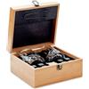 INVERNESS Set Bicchieri Whisky in vetro e box bamboo 2x300ml Personalizzate o neutre